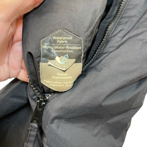 Columbia Snow Bib Size 3T Snowslope II Black Ski Snowboard Overall Waterproof - Picture 8 of 12